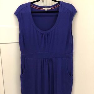 Boden 16L Purple Short Sleeve Casual Dress